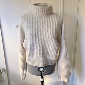 & Other Stories Wool and Alpaca Cream Sweater